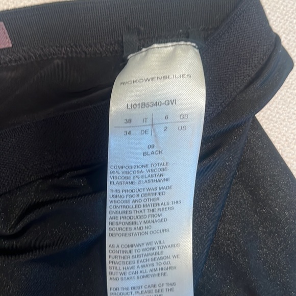 Rick Owens Lilies Amber Leggings never worn - Picture 3 of 3